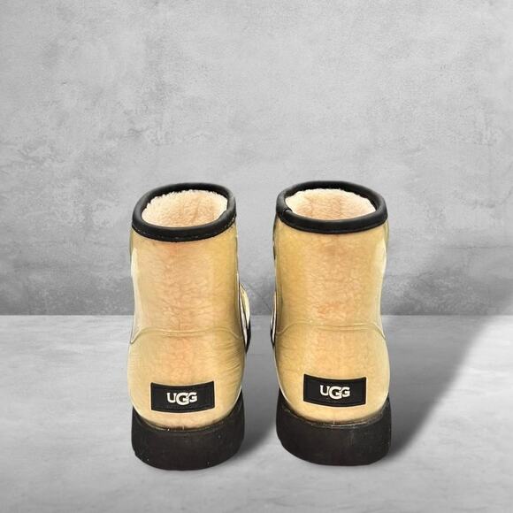 ★ UGG Women’s ‘Classic Clear Mini’ Natural Snow Boots ★ - Picture 6 of 9